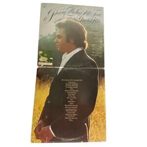 Vtg Johnny Mathis All Time Greatest Hits Record Columbia 1972 Double LP Gatefold
